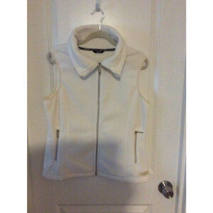 Women's Calvin Klein Performance White Fleece Vest L